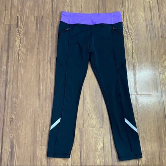 Lululemon Two‎ Side Zipper Pocket Legging Size 6 - Picture 1 of 10
